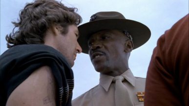 Louis Gossett Jr and Richard Gere Scene from An Officer and a Gentleman