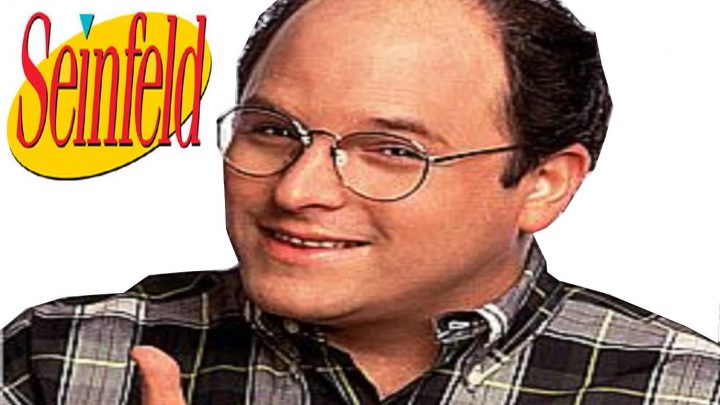 Jason Alexander bald guy wearing glasses from seinfeld with thumbs up