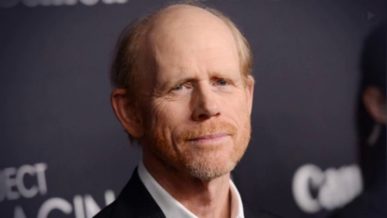 Ron Howard with receding hair and scruff beard