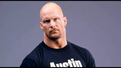 Steve Austin with goatee beard and earring