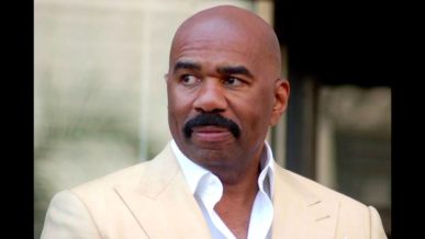 Steve Harvey with big moustache