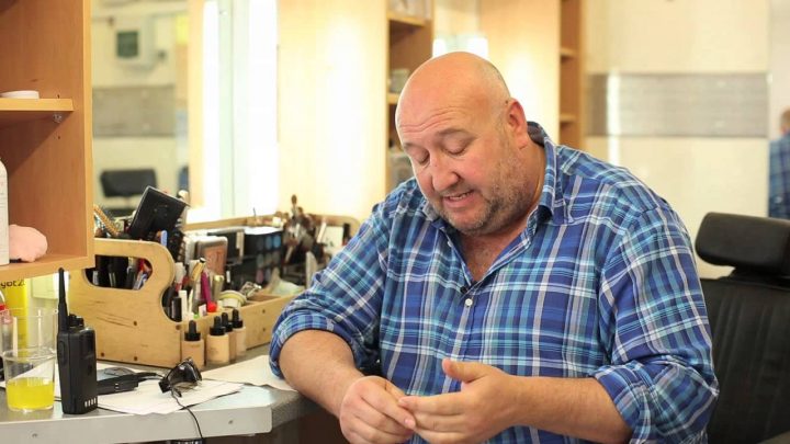 Steve Speirs big bald Welsh actor