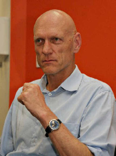 Peter Garrett wearing a watch