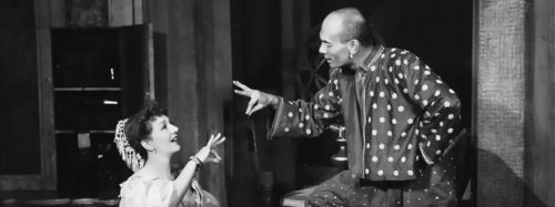 Yul Brynner The King and I Broadway musical with short but not bald head